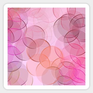 Pink Circles Sticker